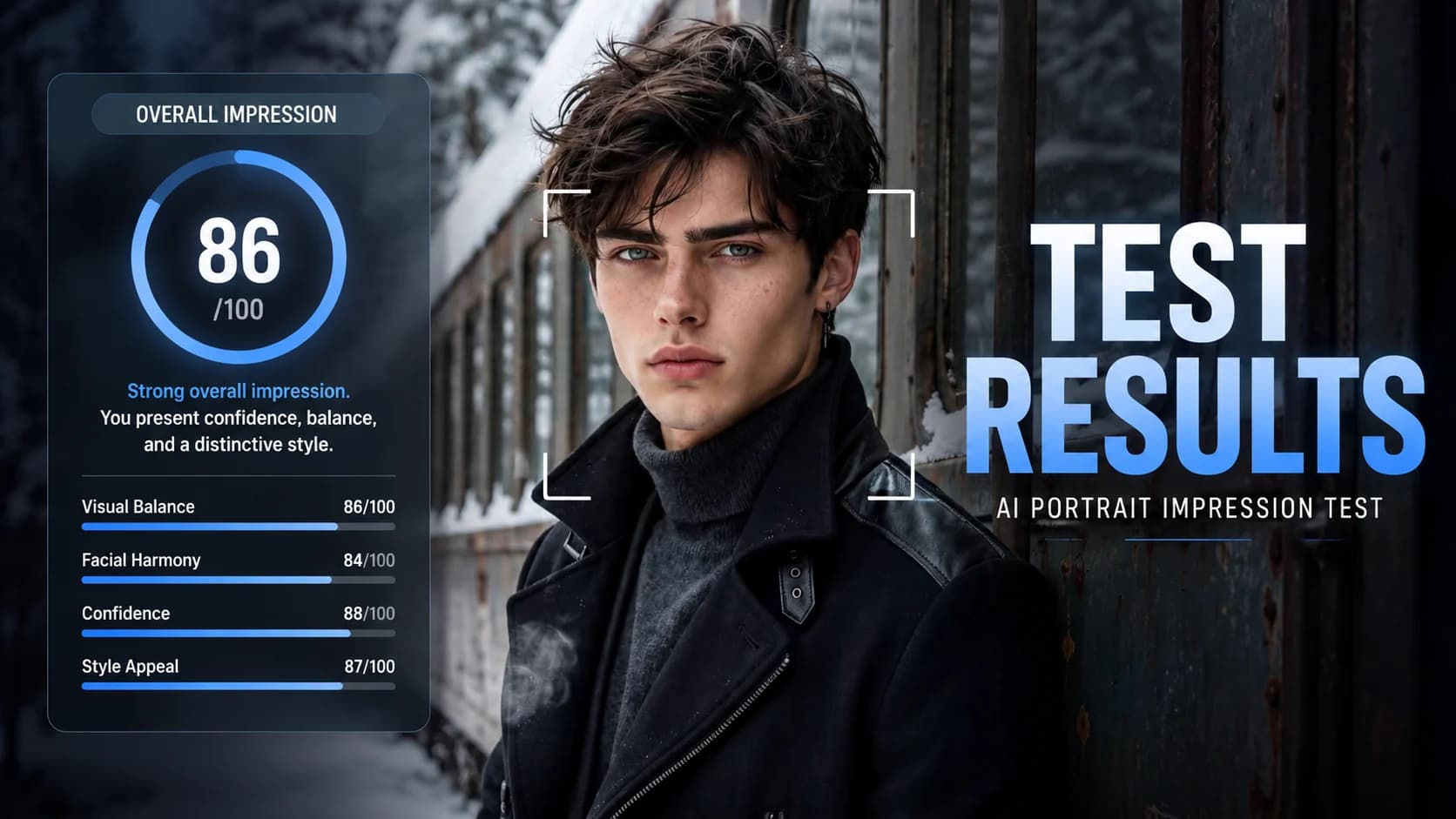 Free AI Attractiveness Analyzer with charm and visual appeal score